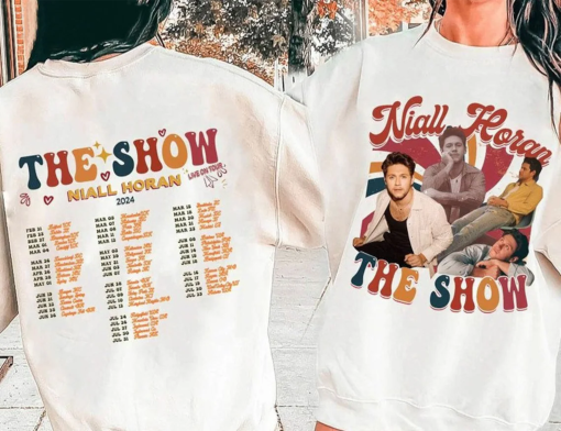 Vintage Ni.all Ho.ran The Show Live On Tour 2024 Shirt,Niall Horan Shirt,The Show tour 2024 Shirt,Horan Graphic Tee,Gift For Him and Her