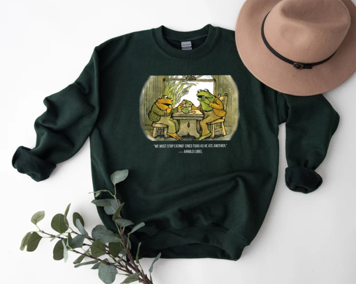 The Lovers Frog And Toad Shirt, Vintage Classic Book Cover Shirt, Frog And Toad Sweatshirt, Retro Frog Shirt, Vintage Classic Book Shirt