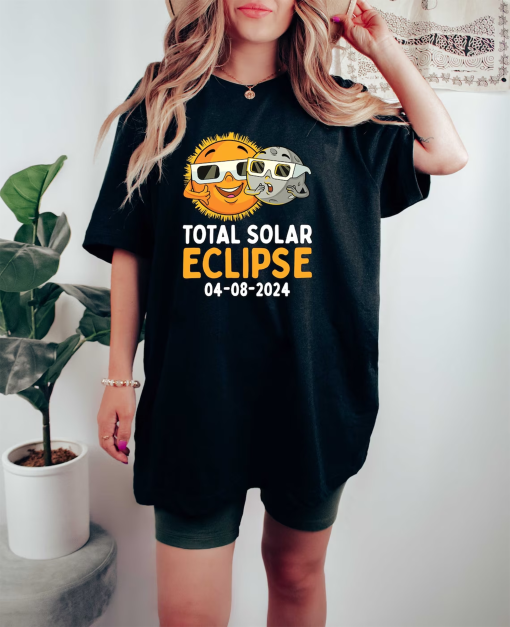 Funny Solar Eclipse T-shirt, April 8th 2024 Shirt, Astronomy Shirt, Celestial T-shirt, Eclipse Group Shirts, Total Solar Eclipse T-shirt