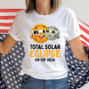 Solar Eclipse 2024 Shirt, Double-Sided Shirt, April 8th 2024 Shirt, Eclipse Event 2024 Shirt, Celestial Shirt, Gift for Eclipse Lover