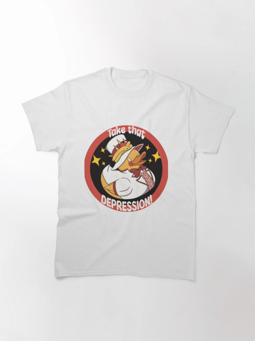 Take That Depression Duck Shirt, TAKE THAT DEPRESSION Shirt, Hazbin Hotel, Lucifer, Hazbin Hotel Fan Art, Depression Duck