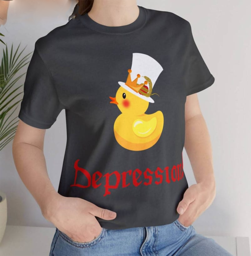 Take That Depression Duck Shirt, TAKE THAT DEPRESSION Shirt, Hazbin Hotel, Lucifer, Hazbin Hotel Fan Art, Depression Duck