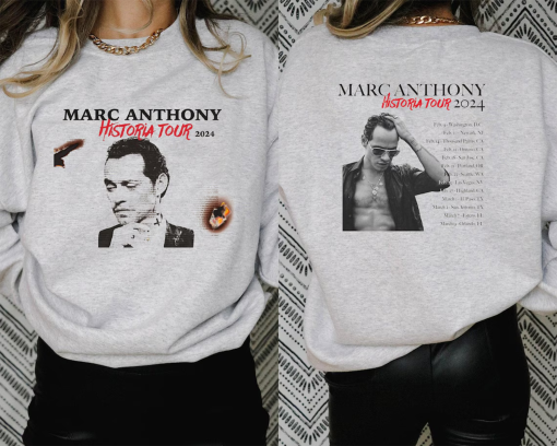 Marc Anthony Historia 2024 Tour Shirt, Marc Anthony Shirt, Music Tour 2024 Shirt, Marc Anthony Fan Gift