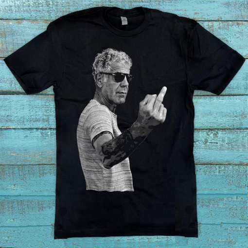 Anthony Bourdain Middle Finger T-Shirt