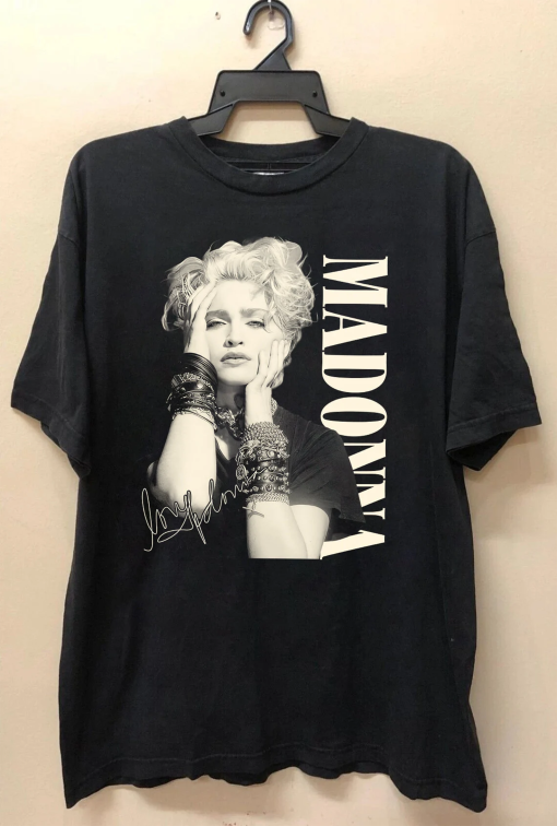 Vintage 90s Madonna Queen Music T-Shirt, Madonna The Celebration Tour 2024 Shirt, Classic Madonna Merch Clothing, Madonna Lover Fan Gift