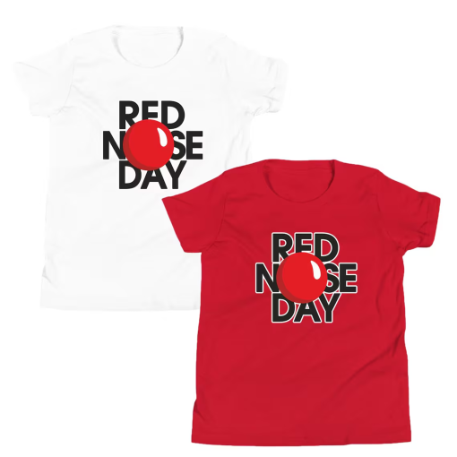 Red Nose Day T Shirt, Comic Relief 2024, Funny Shirts, Mom, Dad, Family Matching T-Shirts, Men, Women, Kids Tee Shirts