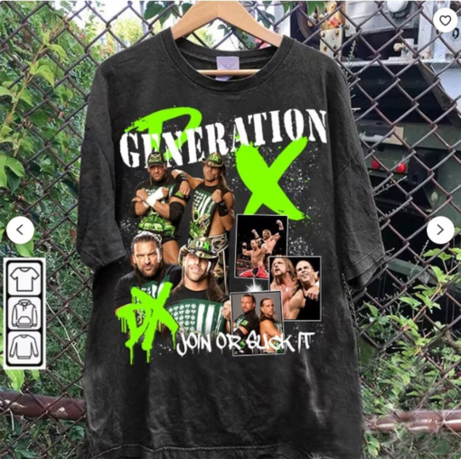 Vintage 90s Graphic Style D-Generation X T-Shirt – D-Generation X Sweatshirt – Retro American Professional Wrestler Tee For Man and Woman