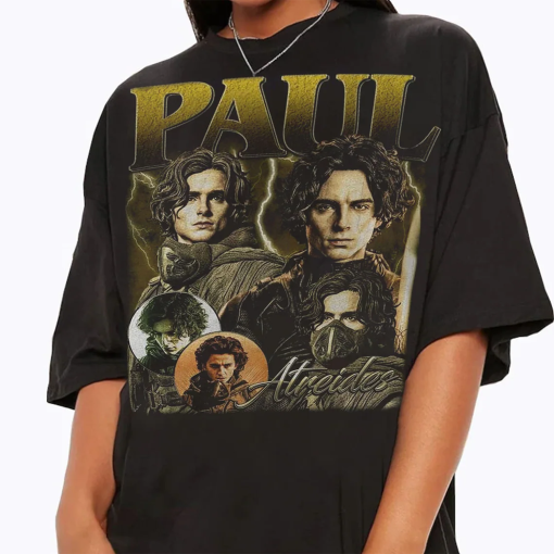 Vintage Paul Atreides Timothee Chalamet TShirt, Gift For Women And Man Unisex T-Shirt, Sweatshirt.