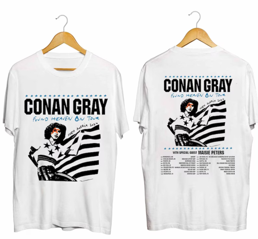 Conan Gray – Found Heaven On Tour 2024 Shirt, Conan Gray Fan Shirt, Conan Gray 2024 Concert Shirt, Found Heaven On 2024 Concert Shirt