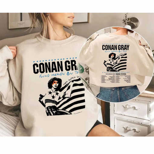 Conan Gray – Found Heaven On Tour 2024 Shirt, Conan Gray Fan Shirt, Conan Gray 2024 Concert Shirt, Found Heaven On 2024 Concert Shirt