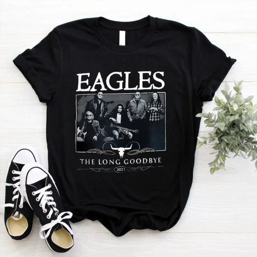 Eagles The Long Goodbye 2024 Tour T Shirt, The California Concert, Music Tour 2023 Shirt, The Eagles Band Fans Shirt, all size, Color