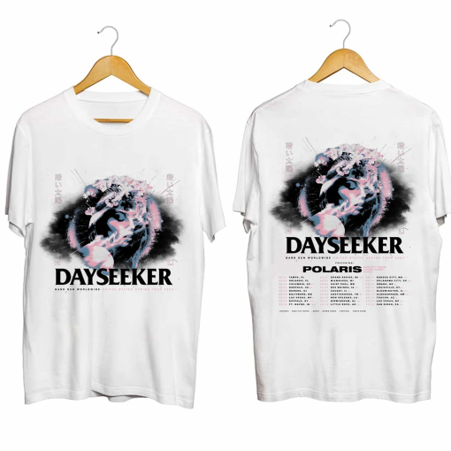 Dayseeker – Dark Sun Spring 2024 Tour Shirt, Dayseeker Band Fan Shirt, Dayseeker 2024 Concert Shirt, Dark Sun Spring 2024 Concert Shirt