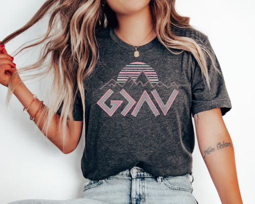 God is Greater than The Highs and Lows T-Shirt, Christian Shirt, God Shirt, Church Gift, Christmas Gift, Jesus Shirt, Religious Shirt, Gift