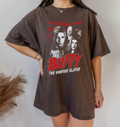 Buffy The Vampire Slayer Horror Movie shirt, Buffy retro shirt