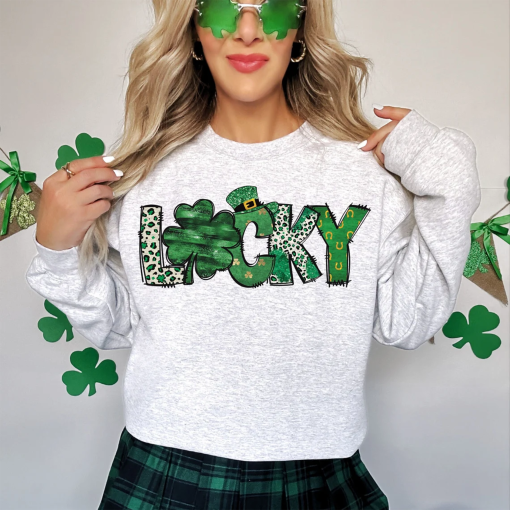 Lucky St Patty’s Day shirt, St Patrick’s leprechaun Hat shirt, Shamrock shirt, Retro st patricks shirt, Funny St Patrick’s shirt, Clover shirt,