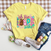 He is Risen shirt, Matthew 28:6, Retro Easter shirt, Easter Christian shirt, Easter bible verse shirt,Christian Easter Spring Floral Embroidered shirt