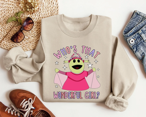 Retro Who’s that Wonderful Girl Sweatshirt, Who’s that Wonderful Girl Shirt,Trendy Sweatshirt,Funny Cartoon Sweatshirt,Cartoon Princes Shirt