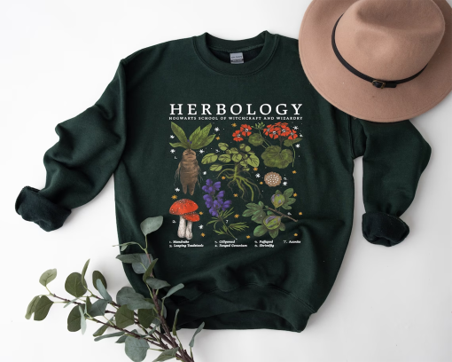 Custom Herbology Shirt, Herbology SweatShirt, Gift For Plant Lover, Botanical Shirt, Plant Lover Shirt,Plant SweatShirt,Gardening Shirt,