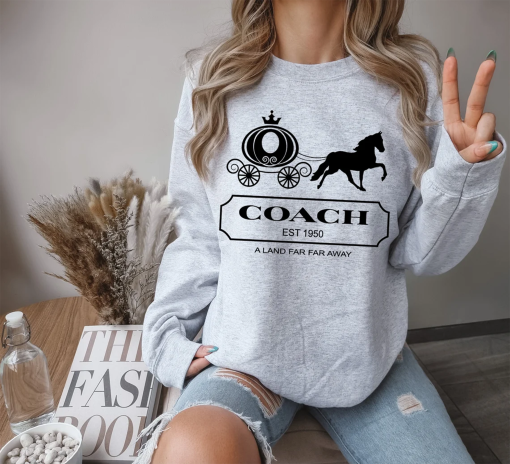 Pumpkin Carriage Coach Luxury Brand Inspired Graphic Sweatshirt Sweater