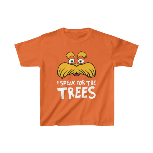 The Lorax I Speak For The Trees Youth T Shirt, Dr. Seuss Read Across American Week T Shirt, Kids Heavy Cotton Tee