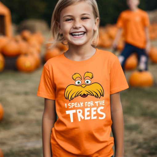 The Lorax I Speak For The Trees Youth T Shirt, Dr. Seuss Read Across American Week T Shirt, Kids Heavy Cotton Tee