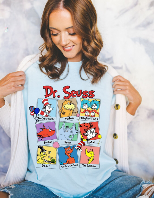 Suess-tastic Extravaganza: A Parade of Dr. Seuss’s Greatest Hits Tee!