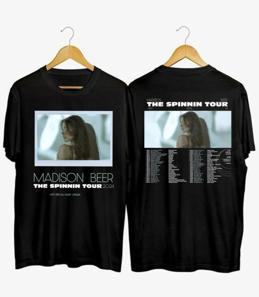 Madison Beer The Spinning Tour 2024 Shirt, Madison Beer Fan Shirt, Madison Beer 2024 Concert Shirt, The Spinning 2024 Concert Shirt