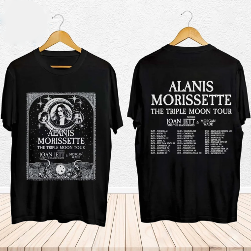 Alanis Morissette The Triple Moon Tour 2024 Shirt, Alanis Morissette Fan Shirt, Alanis Morissette 2024 Tour, The Triple Moon Concert Shirt