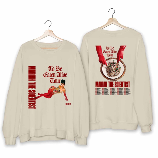 Mariah The Scientist – To Be Eaten Alive Tour 2024 Shirt, Mariah The Scientist Fan Shirt, Mariah The Scientist 2024 Concert Shirt