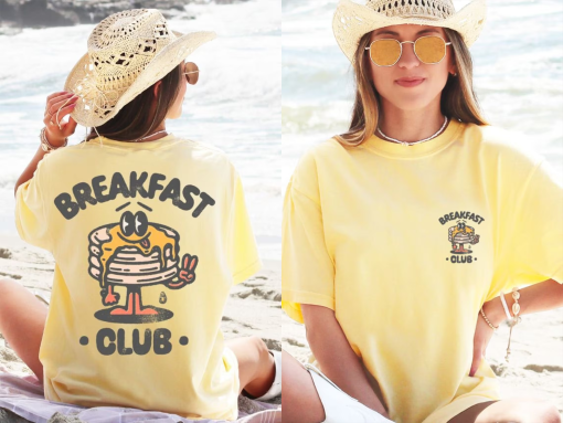 Breakfast Club Aesthetic Bohemian Retro Vintage Comfort Colors Graphic Tee Oversized Retro Graphic Tee Grunge Hippie Boho Graphic