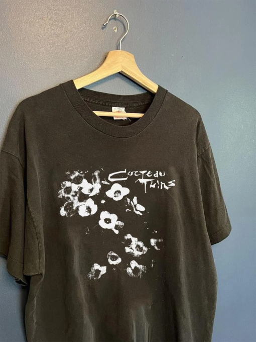 Vintage Cocteau Twins Aesthetic Flower Graphic Artwork shirt, vintage Cocteau Twins Indie band tee, Cocteau Twins Floral merch