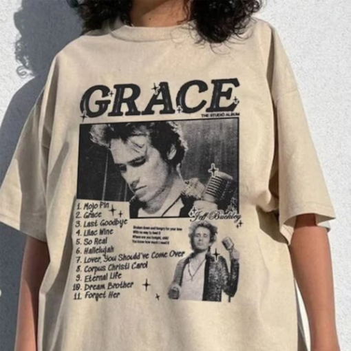 Jeff Buckley Shirt, Anniversary Gift, Jeff Buckley Mystery White Boy Tour 1995 Music Tour T-Shirt, Great Gift for Fans