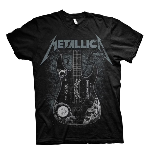 Kirk Hammett Metallica Guitar James Hetfield OFFICIAL Tee T-Shirt Mens Unisex