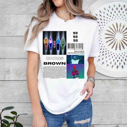 Vintage Chris Brown T-shirt,Chris Brown Album TShirt,11:11 Album TShirt,Artist Album TShirt,R&B Music Shirt,Chris Brown Merch,Tour