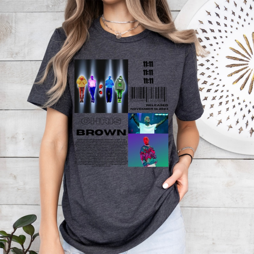 Vintage Chris Brown T-shirt,Chris Brown Album TShirt,11:11 Album TShirt,Artist Album TShirt,R&B Music Shirt,Chris Brown Merch,Tour