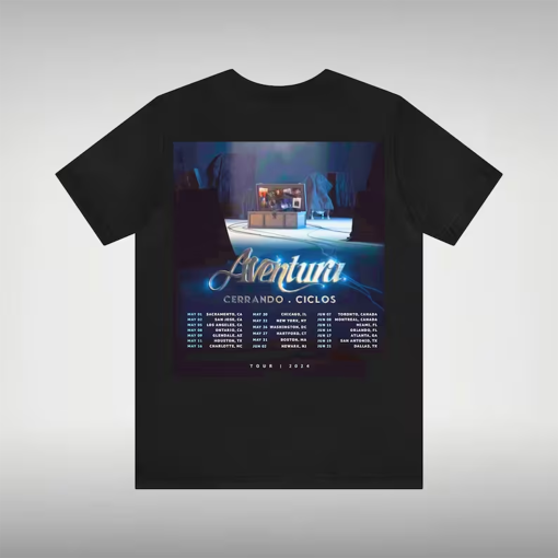 2024 Aventura Tour, Cerrando Ciclos, Graphic T-Shirt, Fan Shirt, Unisex Jersey Short Sleeve Tee