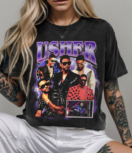 Ushers 90s Shirt, Ushers Rap Hip Hop Shirt, My Way The Vegas Residency Tour Shirt, American Rapper Trending Shirt, Usher Rapper Shirt