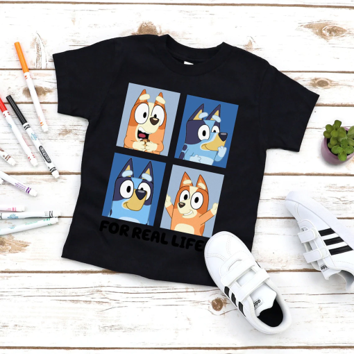 Bluey Bandit Bingo Shirt, Bluey For Real Life shirt, Bluey Family Matching Tee, Digital Instant shirt