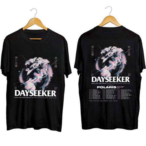 Dayseeker – Dark Sun Spring 2024 Tour Shirt, Dayseeker Band Fan Shirt, Dayseeker 2024 Concert Shirt, Dark Sun Spring 2024 Concert Shirt