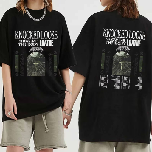 Knocked Loose 2024 Tour Shirt, Knocked Loose 2024 Concert Shirt, Knocked Loose Band Fan Shirt, Knocked Loose Tee