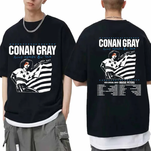 Conan Gray – Found Heaven On Tour 2024 Shirt, Conan Gray Fan Shirt, Conan Gray 2024 Concert Shirt, Found Heaven On 2024 Concert Shirt