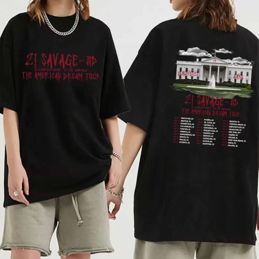 21 Savage – The American Dream Tour 2024 Shirt, 21 Savage Fan Shirt, 21 Savage 2024 Concert Shirt, The American Dream 2024 Concert Shirt