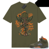 Needy Jordan 5 Olive olive tee