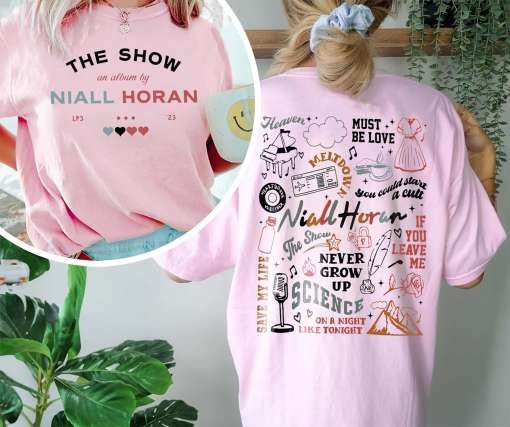 Niall Horan shirt, Niall Horan The Show Album Track List shirt, Niall Horan Music Tour shirt