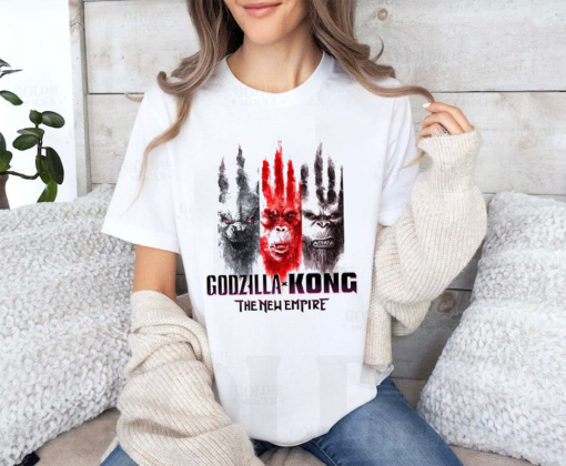 Godzilla x Kong The New Empire 2024 Unite Movie T-Shirt, Godzilla Minus One Film Shirt, Godzilla Sweatshirt, Kaiju Godzilla Tee.