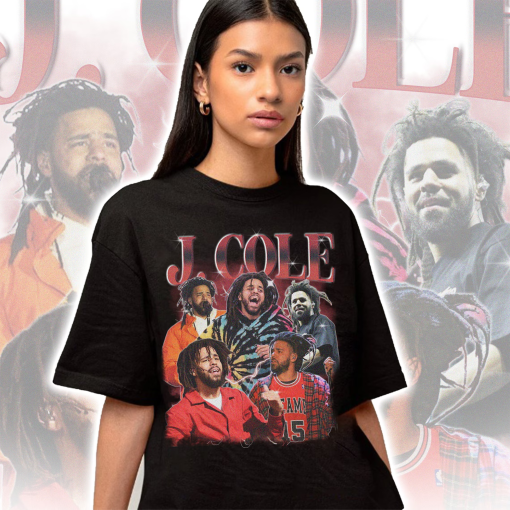 J Cole Vintage Style Bootleg T-Shirt | J Cole Rap Tee | Retro Oversized Unisex 90s Graphic Shirt | Hip Hop Tee | Music Birthday Gift