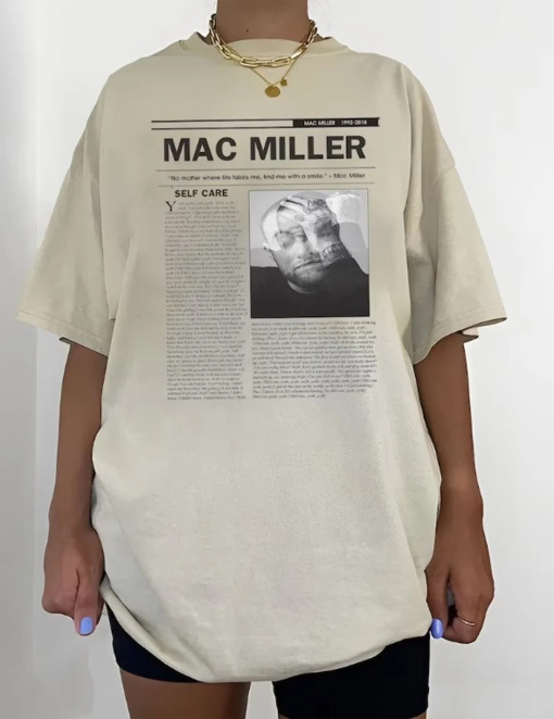 Vintage Mac Miller Self Care Rap Tee