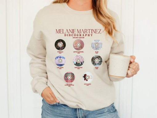 Retro Y2K Melanie Martinez Discography Album Shirt