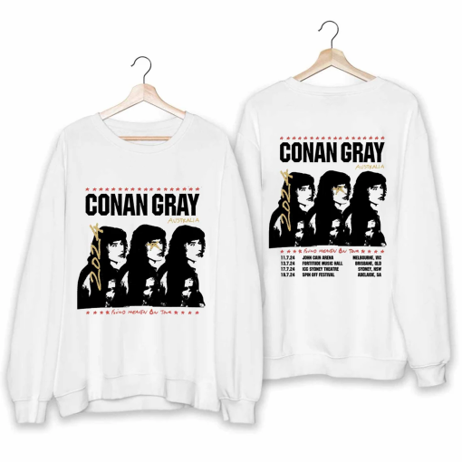 Conan Gray – Found Heaven On Tour 2024 Australia Shirt, Conan Gray Shirt, Conan Gray 2024 Concert Shirt, Found Heaven On 2024 Concert Shirt