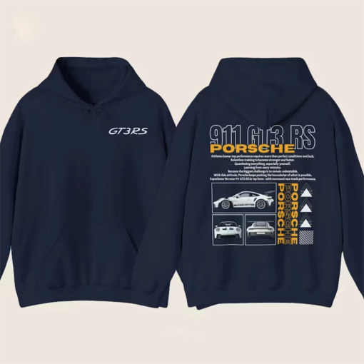 Porsche 911 GT3 RS Hoodie | 6 Colors Available | Unisex Men’s Women’s Hoodie